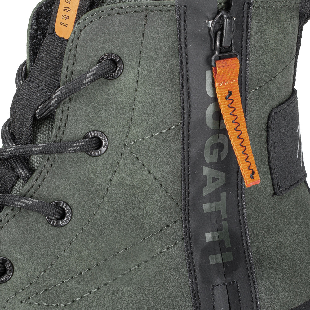 detail Pánská kotníková obuv BUGATTI AGB33-7100 zelená W5