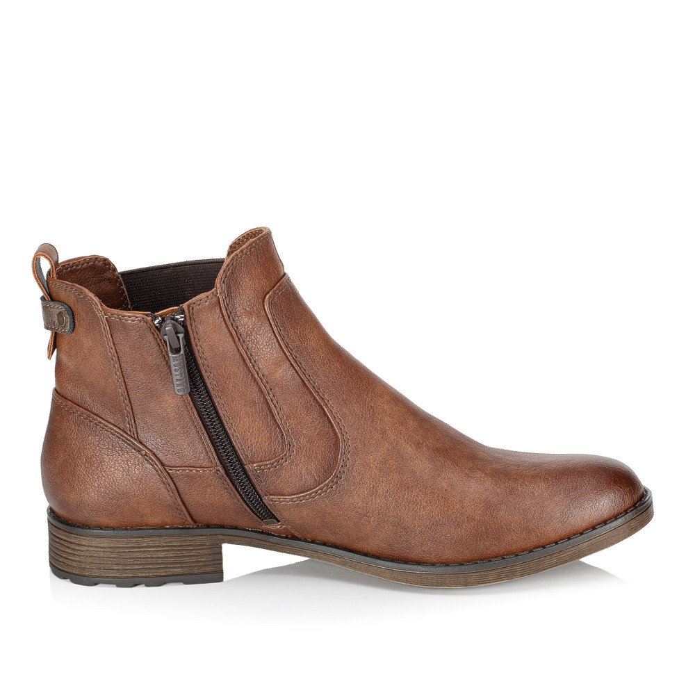 detail Dámská kotníková obuv MUSTANG 1265522-307 hnědá W4