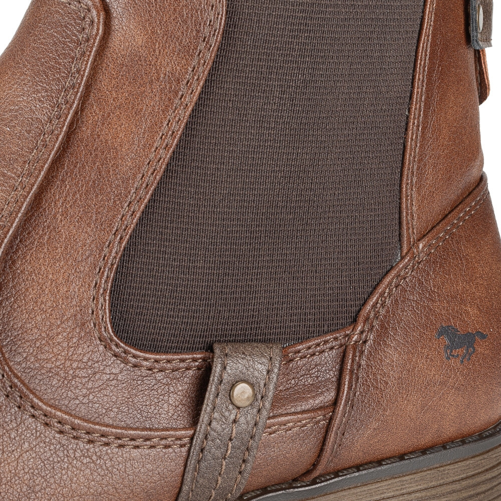 detail Dámská kotníková obuv MUSTANG 1265522-307 hnědá W4