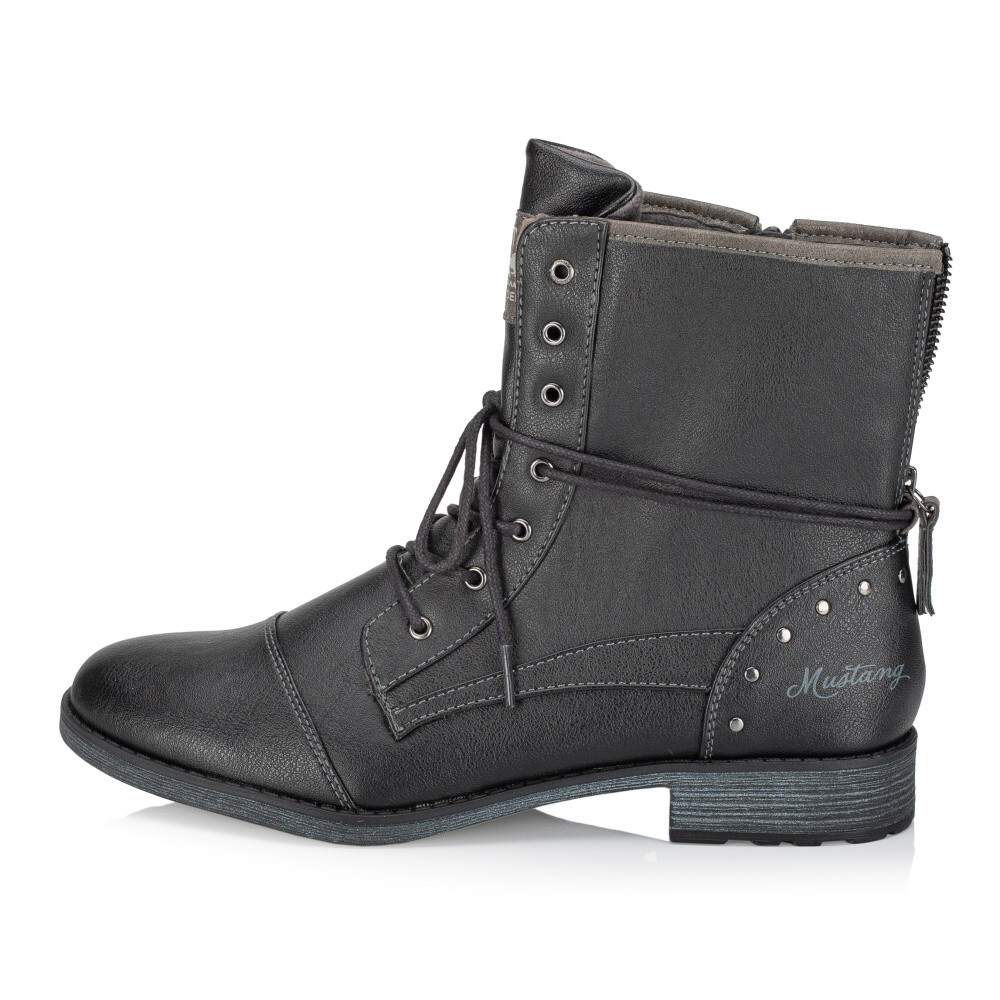 detail Dámská kotníková obuv MUSTANG 1265508-9 černá W3
