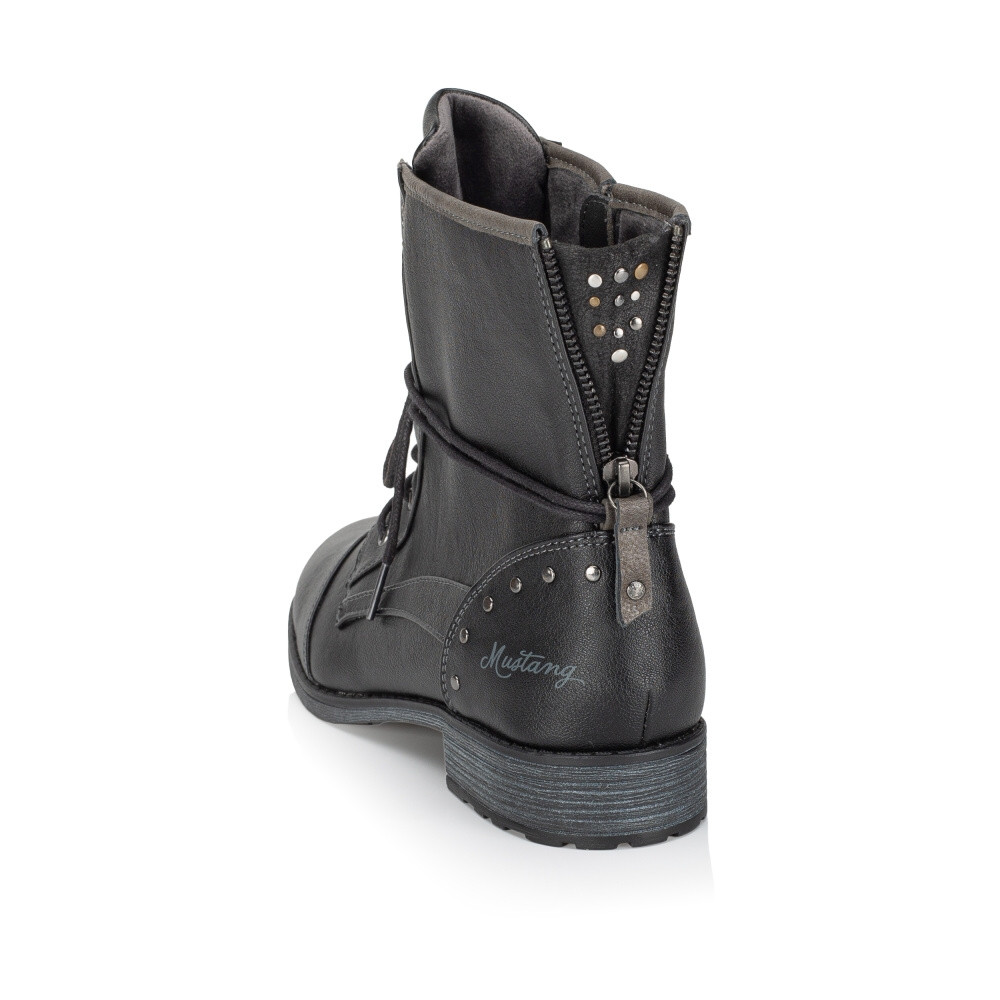 detail Dámská kotníková obuv MUSTANG 1265508-9 černá W3