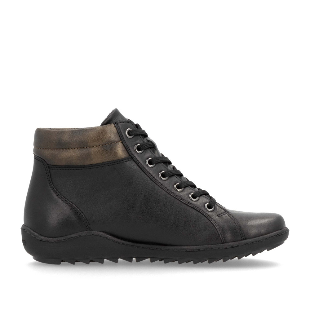 detail Dámska členková obuv REMONTE R1458-03 čierna W4