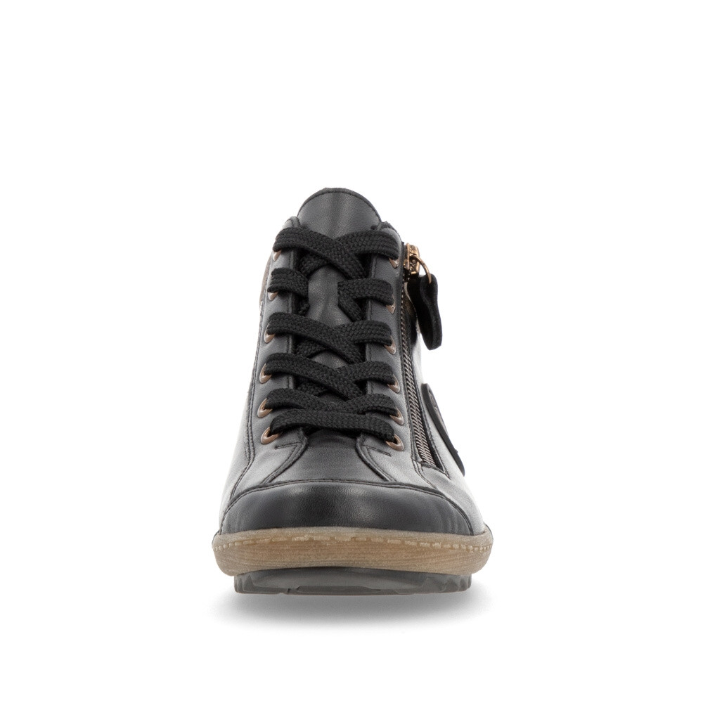 detail Dámska členková obuv REMONTE R1477-03 čierna W4