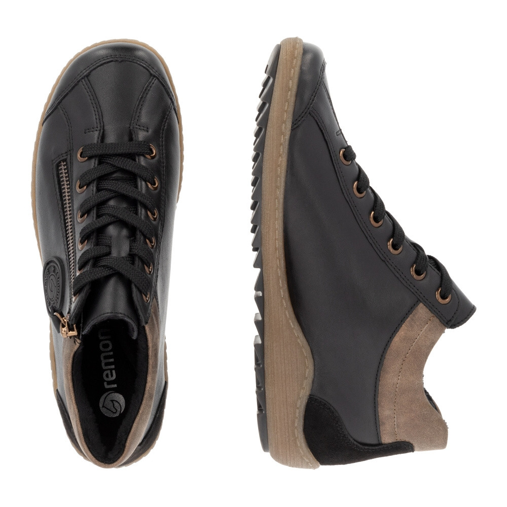 detail Dámska členková obuv REMONTE R1477-03 čierna W4