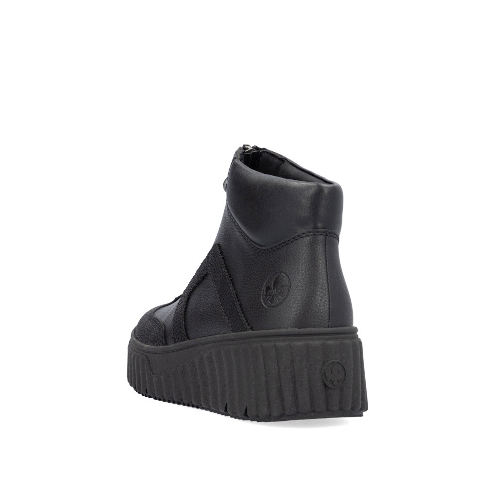 detail Dámská kotníková obuv RIEKER N2551-00 černá W4