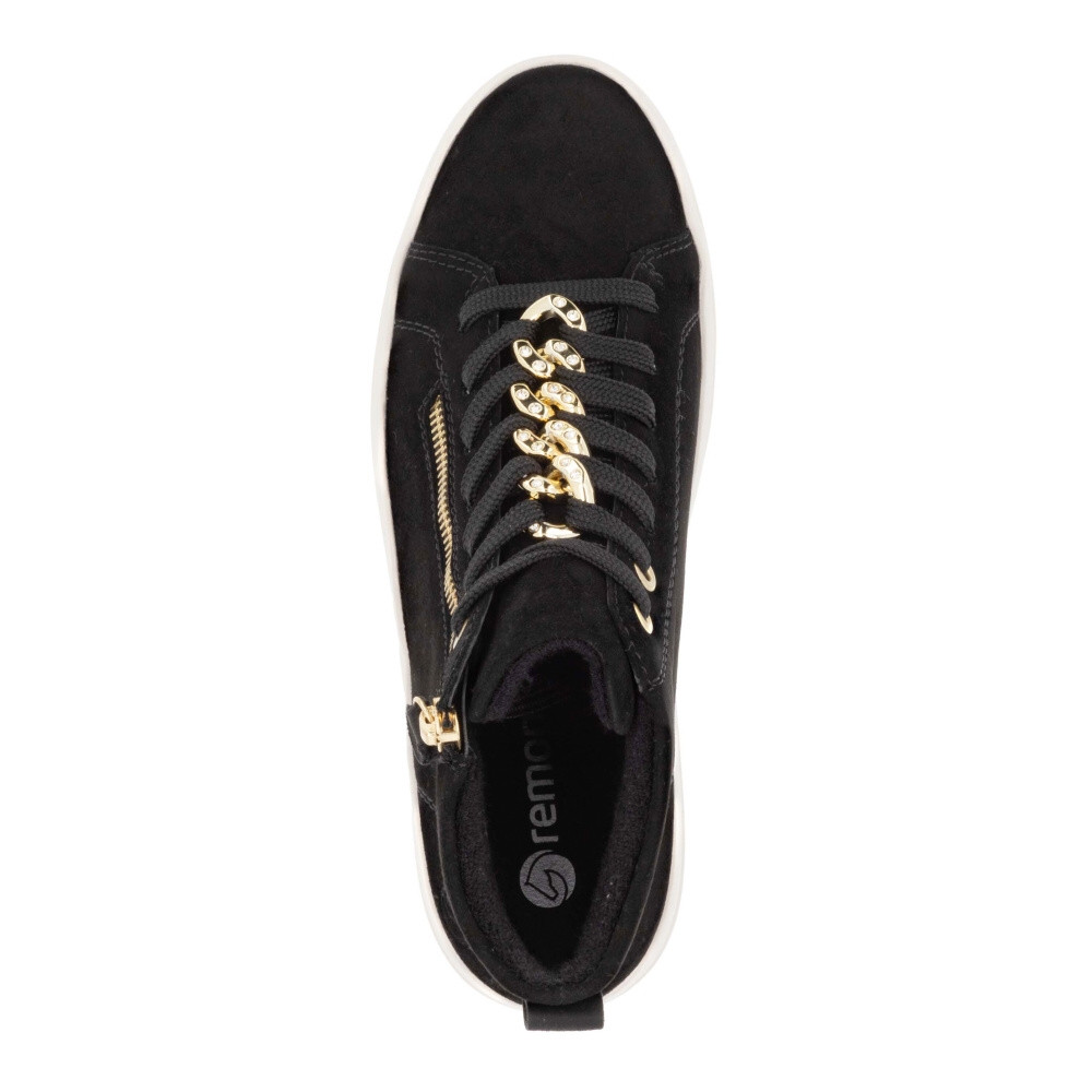 detail Dámska členková obuv REMONTE D1C70-02 čierna W4