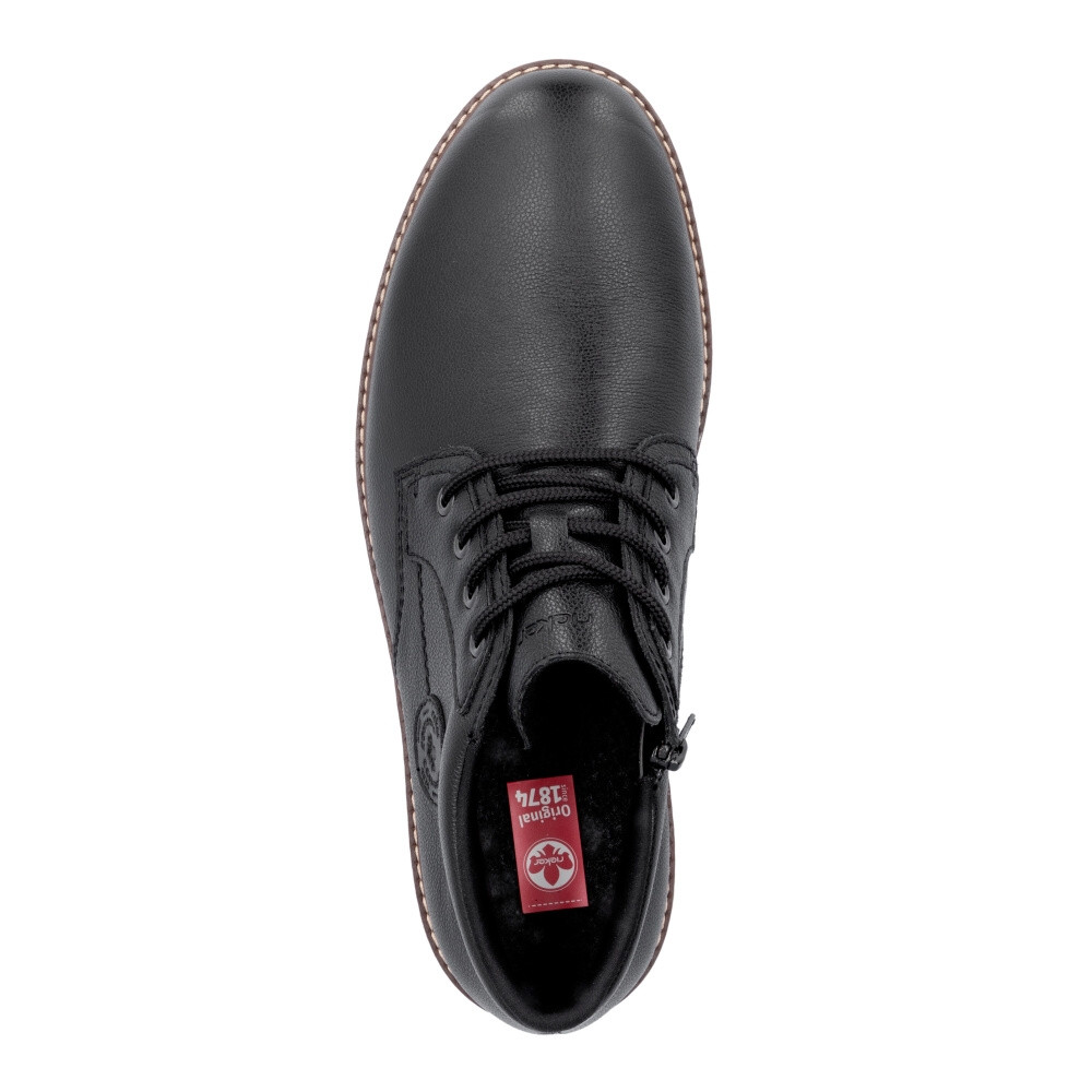 detail Pánská kotníková obuv RIEKER 10539-00 černá W5