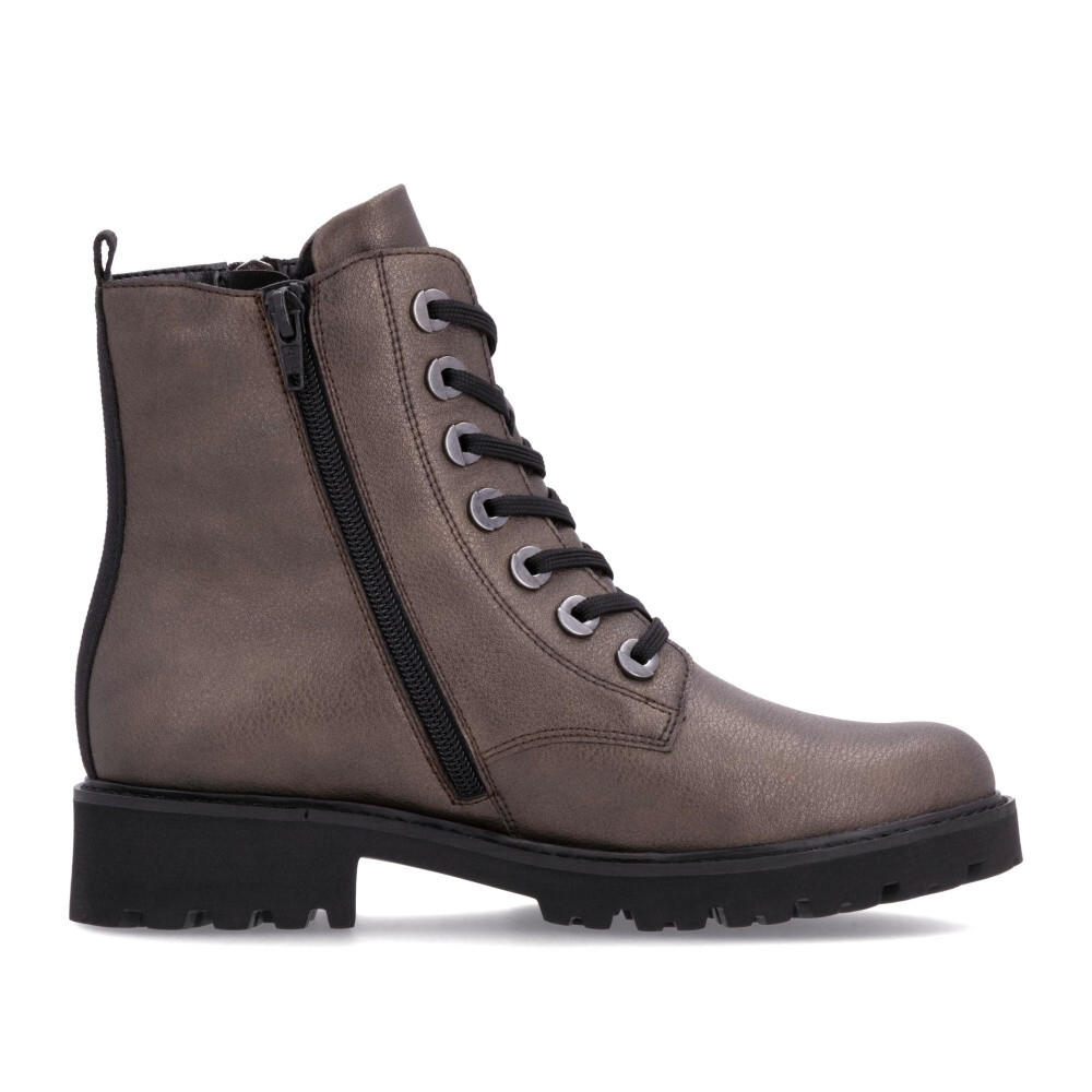 detail Dámská kotníková obuv REMONTE D8671-92 hnědá W4