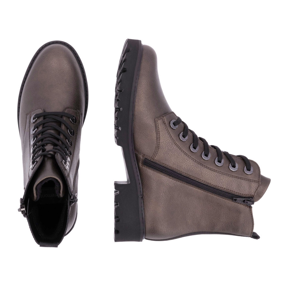 detail Dámská kotníková obuv REMONTE D8671-92 hnědá W4