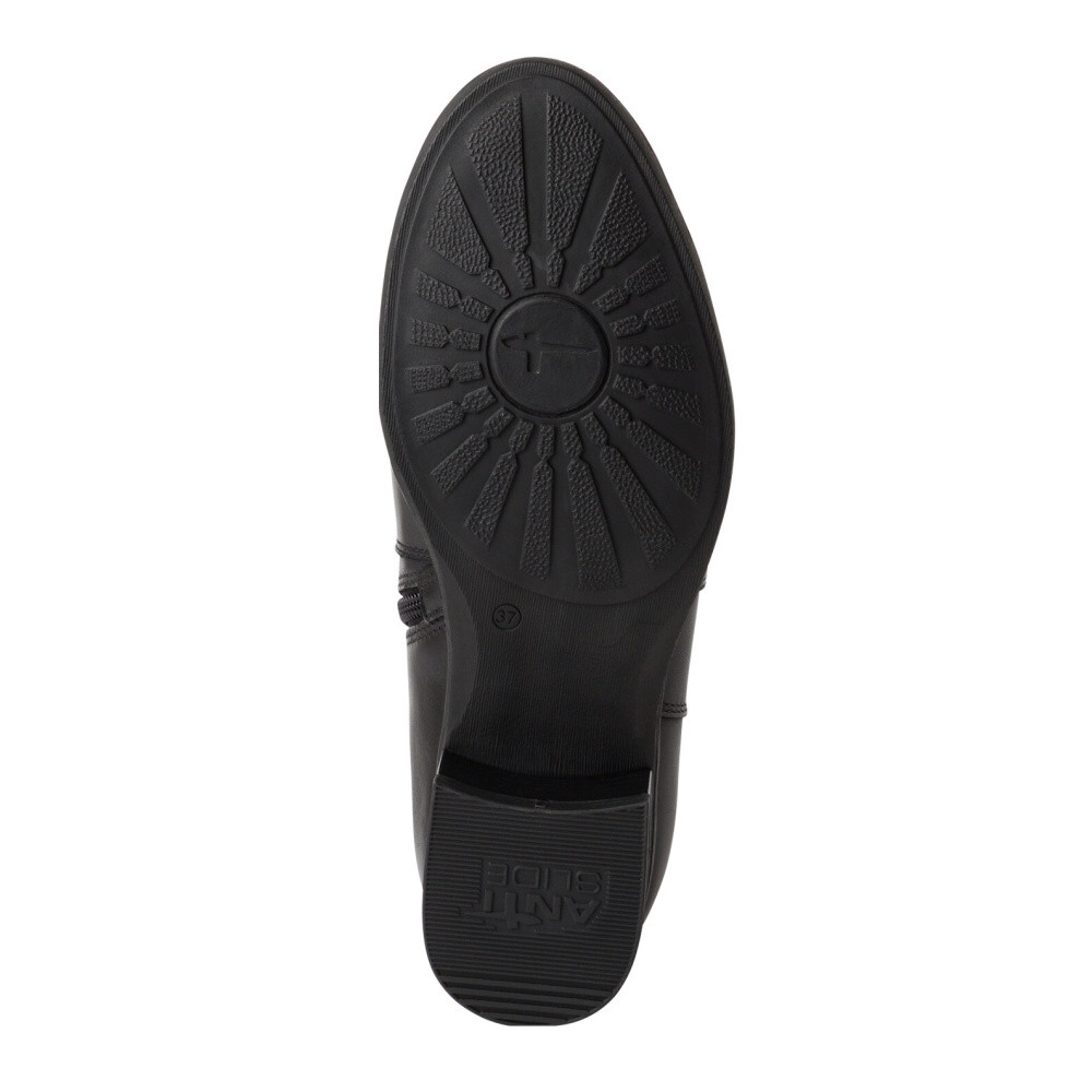detail Dámská kotníková obuv TAMARIS 1-25031-43   BLACK LEATHER 003   H/W4