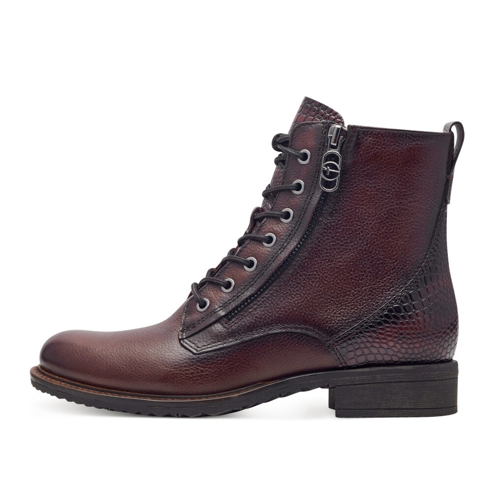 detail Dámská kotníková obuv TAMARIS 25211-43-549 červená W4