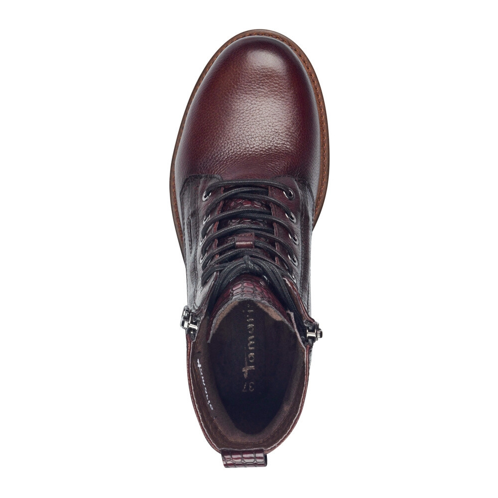 detail Dámská kotníková obuv TAMARIS 25211-43-549 červená W4