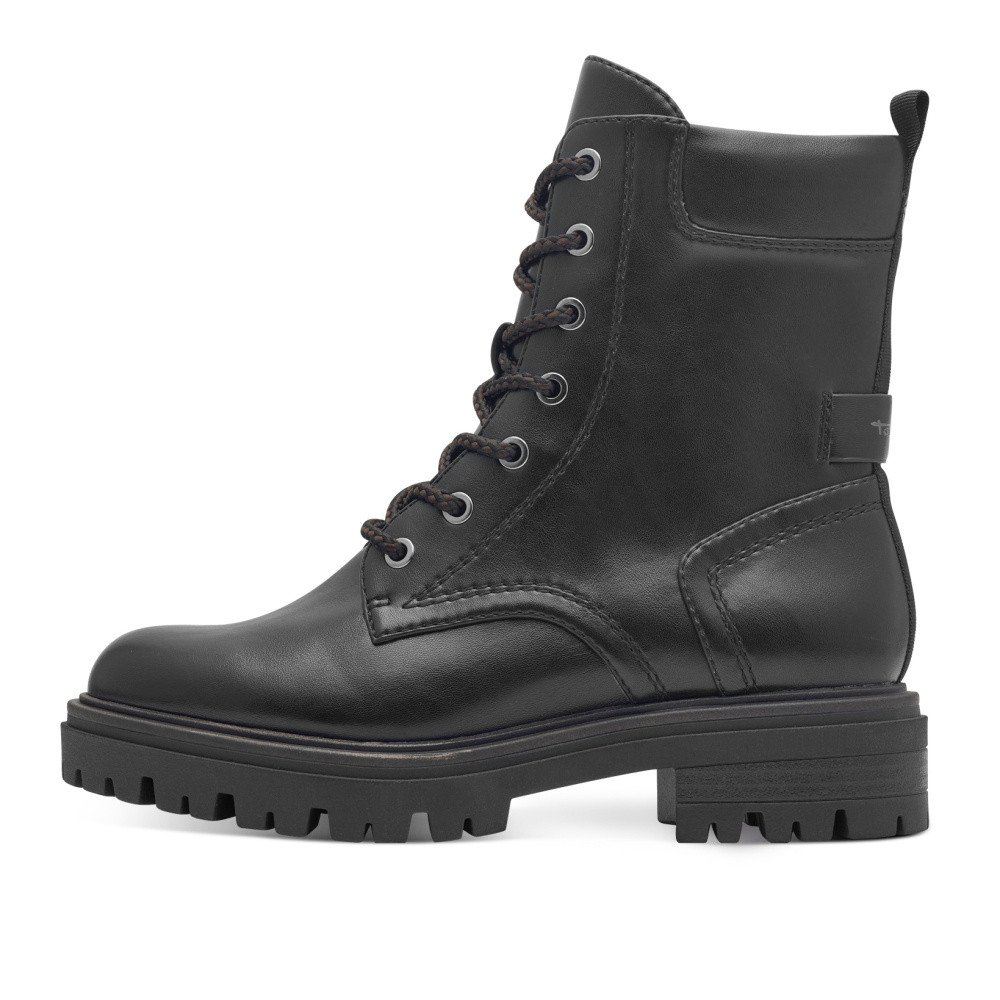detail Dámská kotníková obuv TAMARIS 1-25295-43   BLACK MATT 020   H/W4