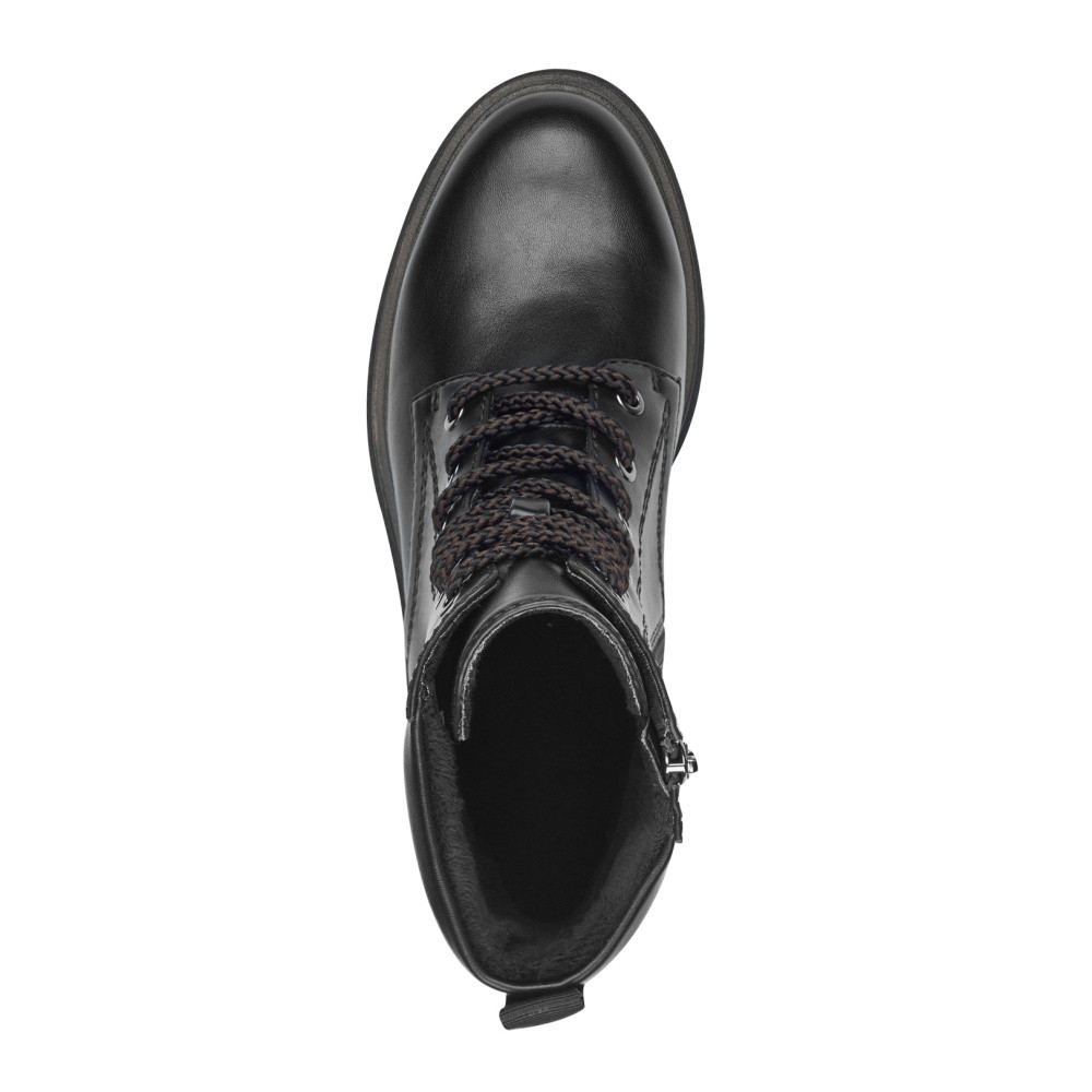 detail Dámská kotníková obuv TAMARIS 1-25295-43   BLACK MATT 020   H/W4