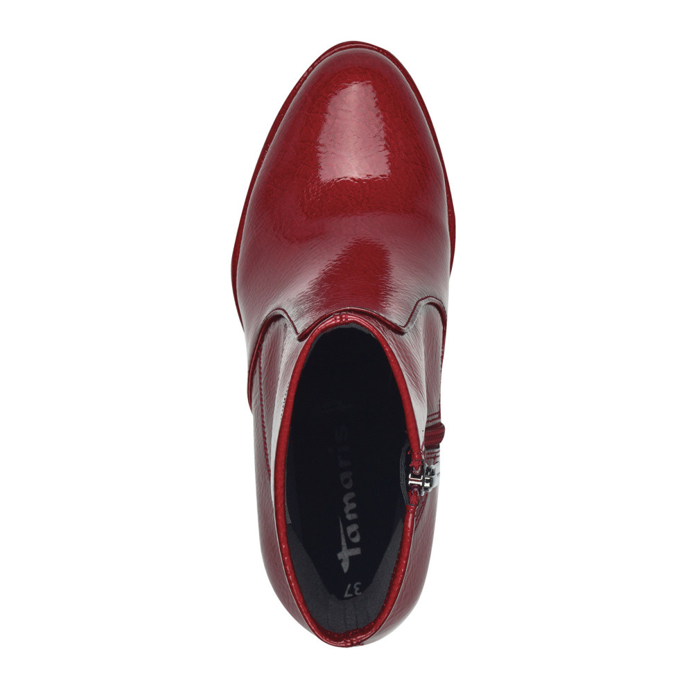 detail Dámská kotníková obuv TAMARIS 1-25357-41   RED PATENT 524   H/W4