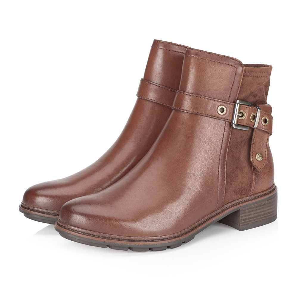 detail Dámská kotníková obuv TAMARIS 25425-43-305 hnědá W4