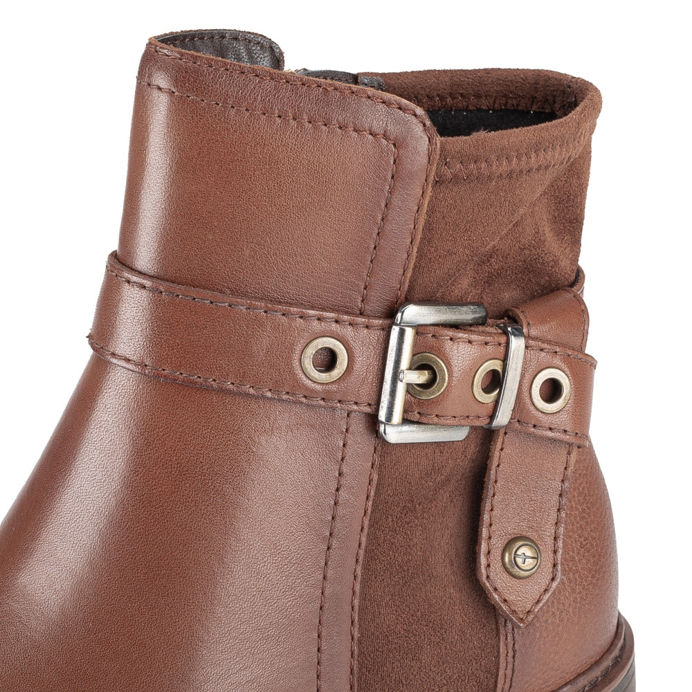 detail Dámská kotníková obuv TAMARIS 25425-43-305 hnědá W4