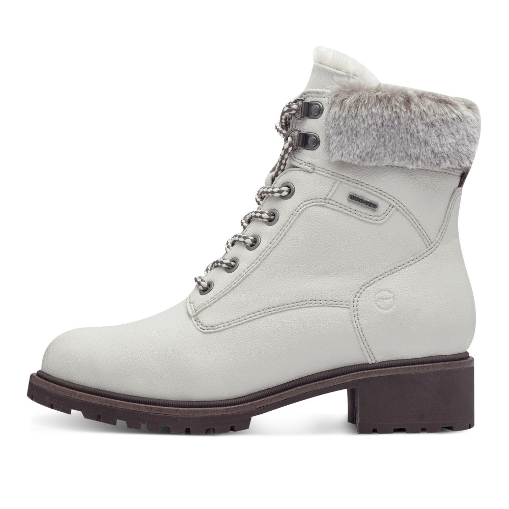 detail Dámská kotníková obuv TAMARIS 26266-43-109 bílá W4