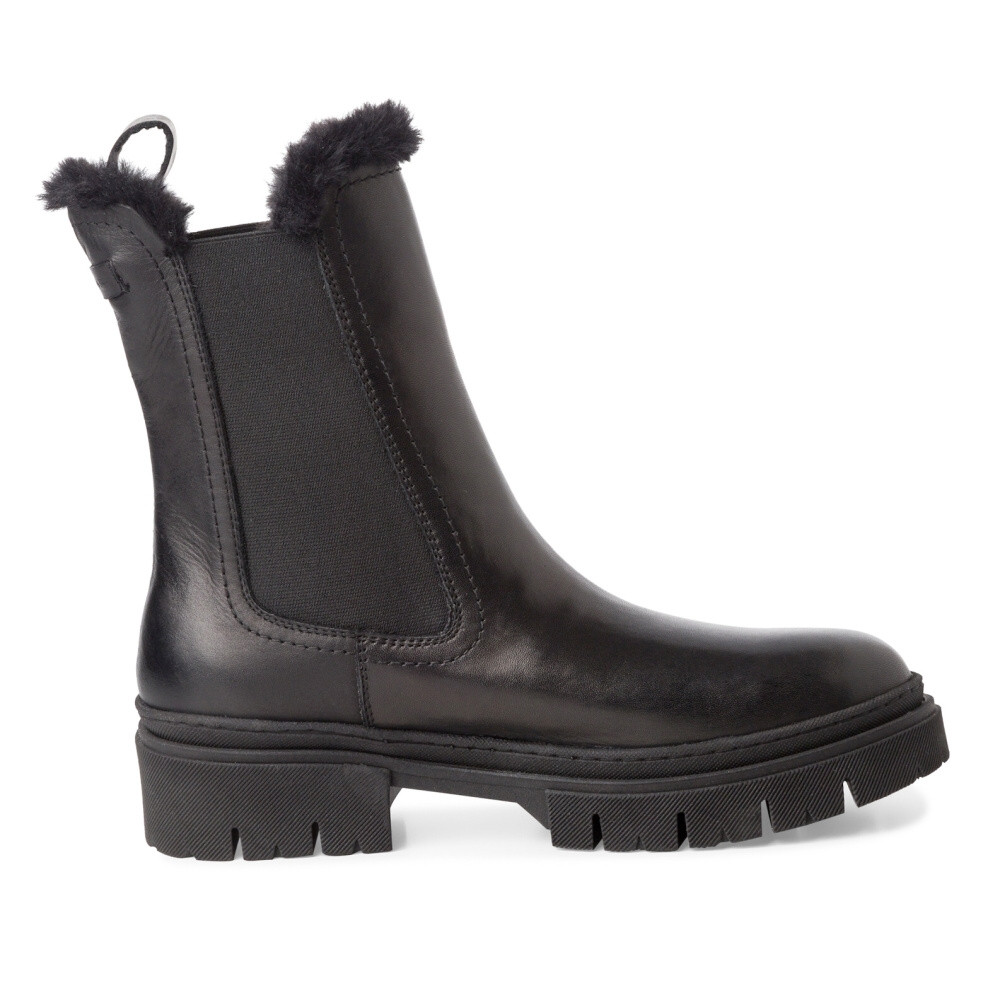 detail Dámská kotníková obuv TAMARIS 1-26407-43   BLACK LEATHER 003   H/W4