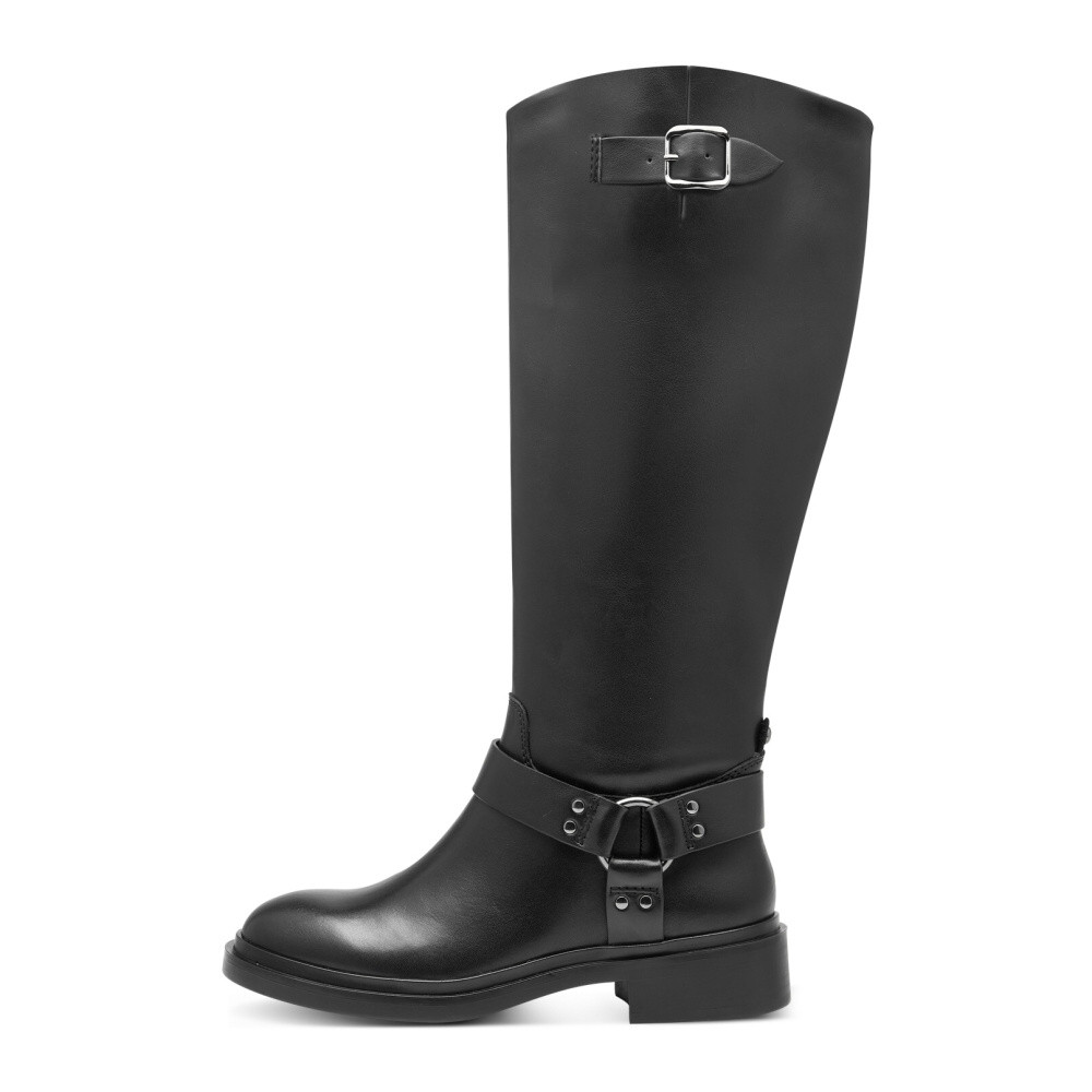 detail Dámské kozačky TAMARIS 1-25513-43   BLACK 001   H/W4