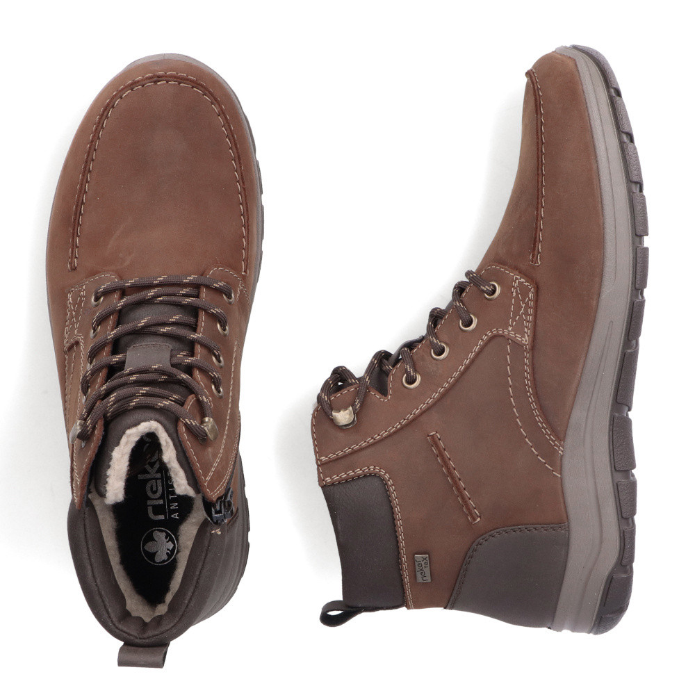 detail Pánská kotníková obuv RIEKER 03610-22 hnědá W5