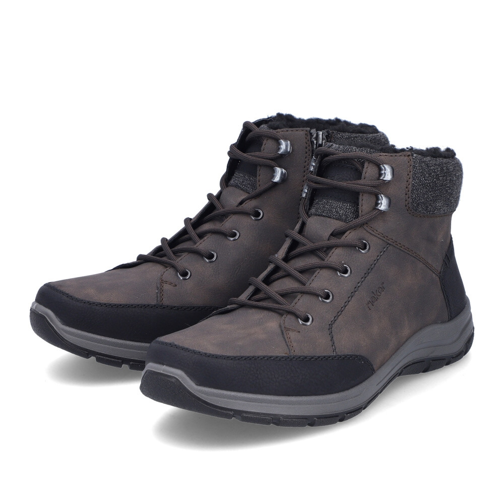 detail Pánská kotníková obuv RIEKER 03640-25 hnědá W5