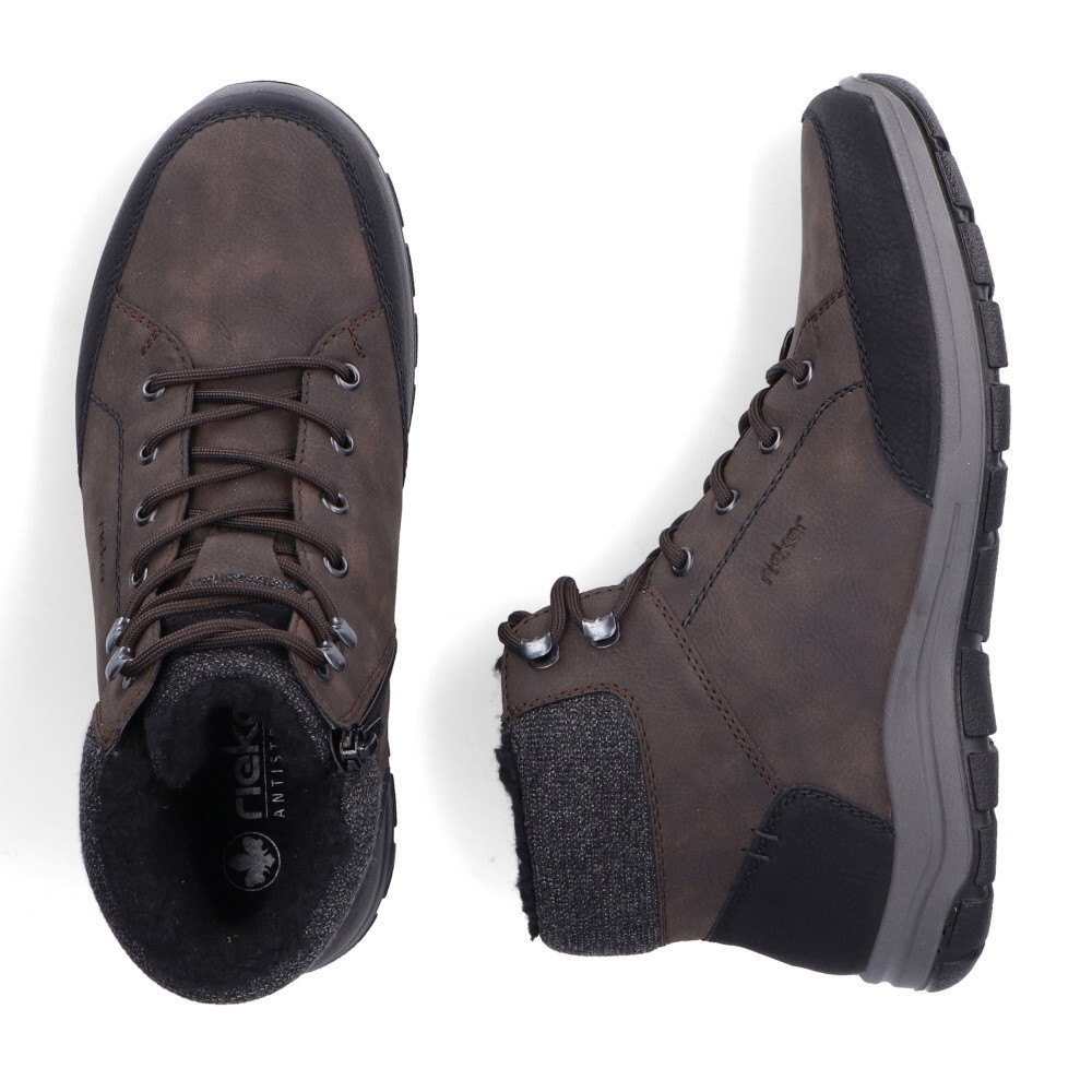 detail Pánská kotníková obuv RIEKER 03640-25 hnědá W5