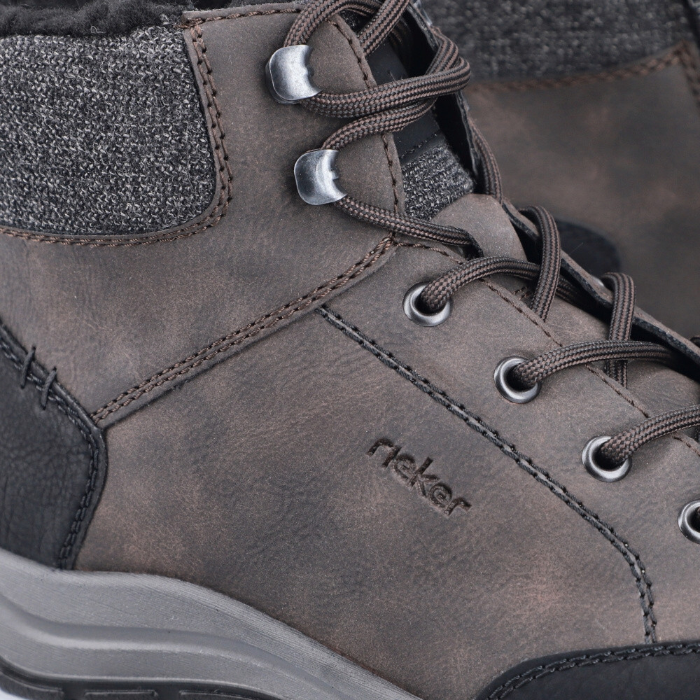 detail Pánská kotníková obuv RIEKER 03640-25 hnědá W5