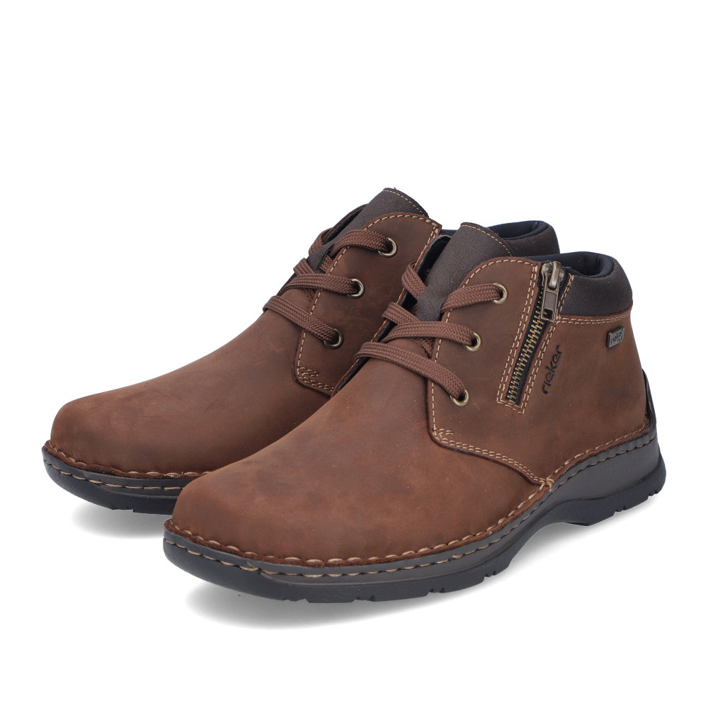 detail Pánská kotníková obuv RIEKER 05342-22 hnědá W4