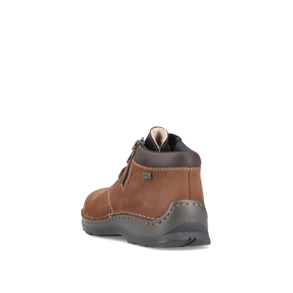 detail Pánská kotníková obuv RIEKER 05342-22 hnědá W4