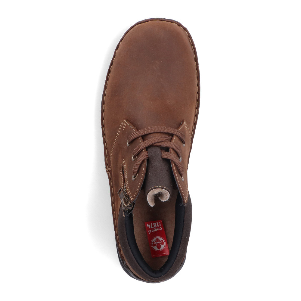 detail Pánská kotníková obuv RIEKER 05342-22 hnědá W4