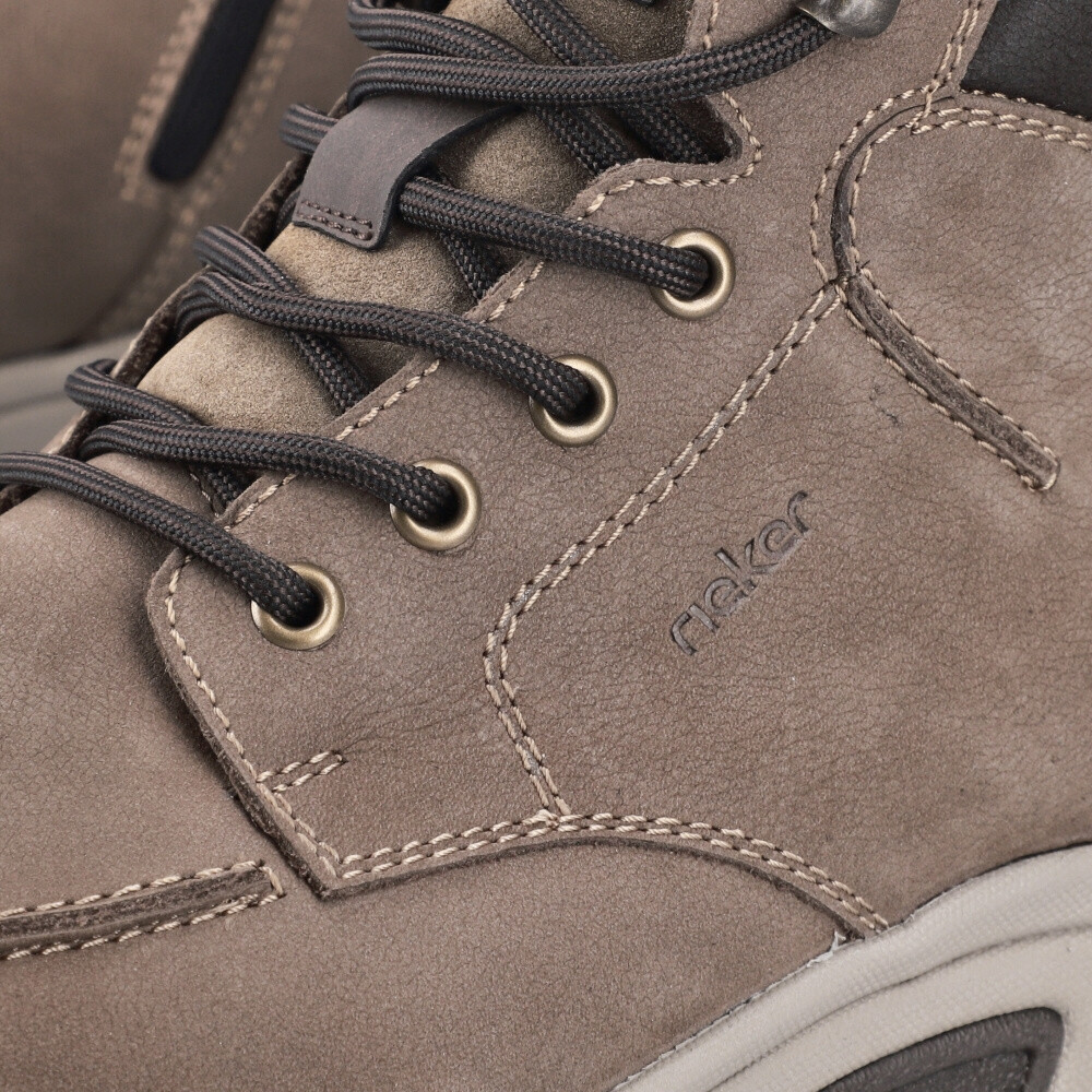 detail Pánská kotníková obuv RIEKER 11020-24 hnědá W4
