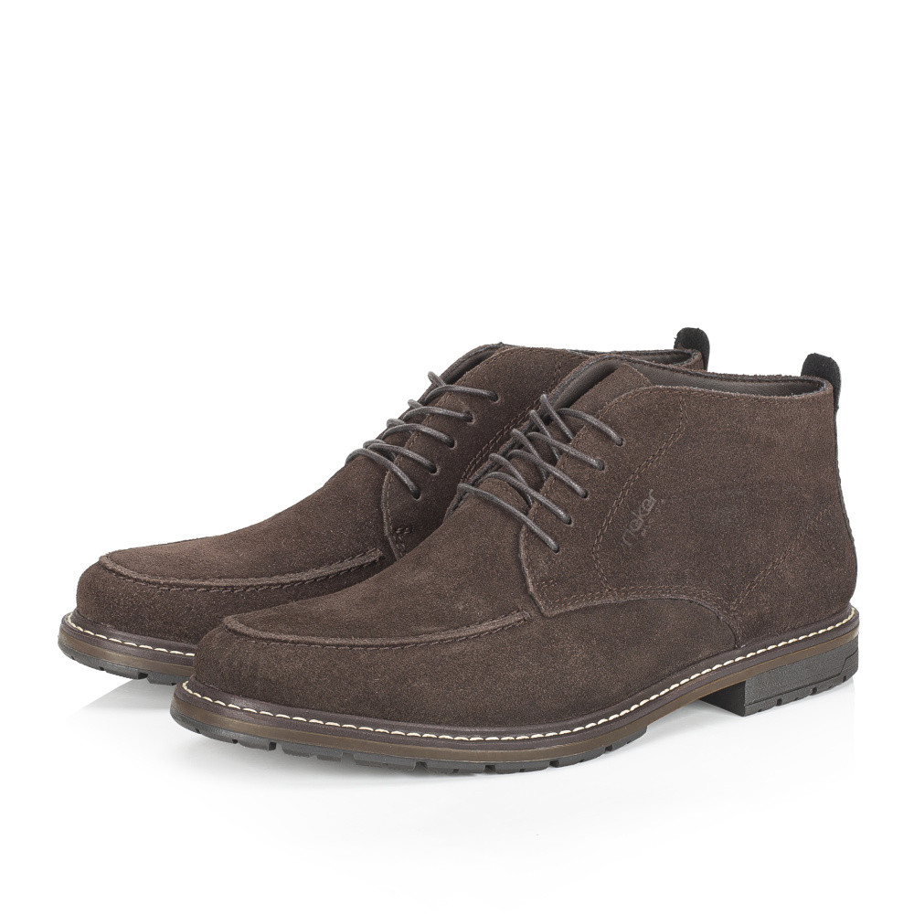 detail Pánská kotníková obuv RIEKER 13700-25   BROWN   H/W4