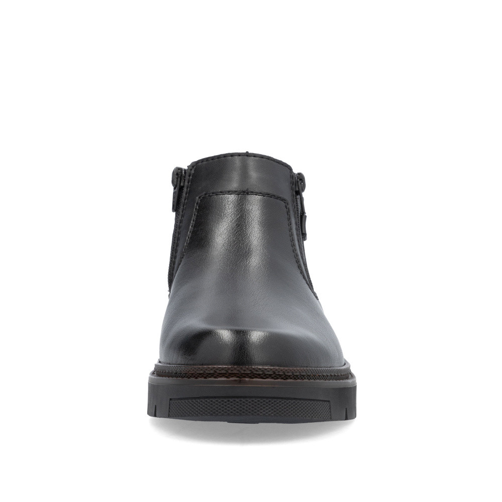 detail Pánská kotníková obuv RIEKER 30150-00 černá W4