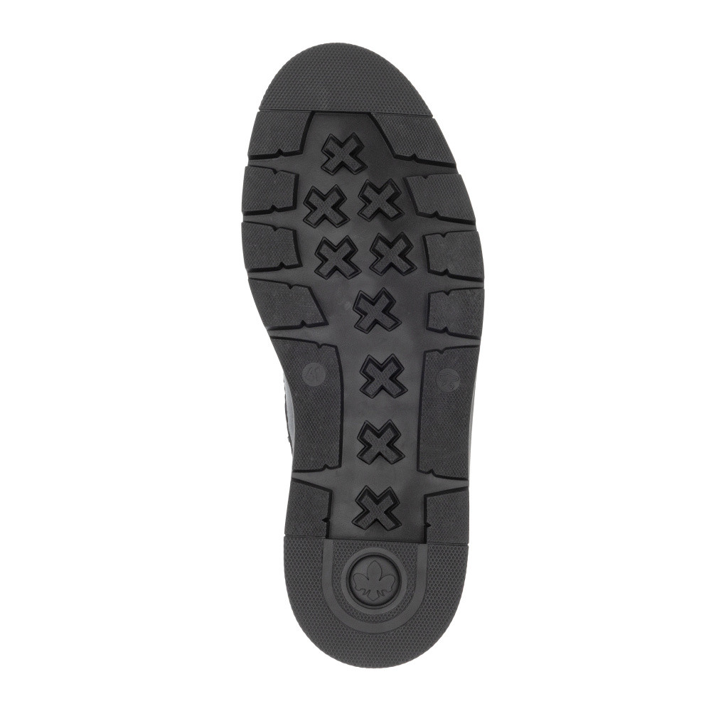 detail Pánská kotníková obuv RIEKER 30150-00 černá W4