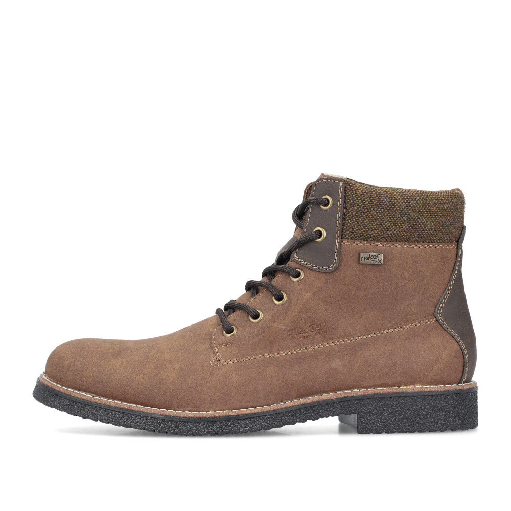 detail Pánská kotníková obuv RIEKER 32030-24 hnědá W4