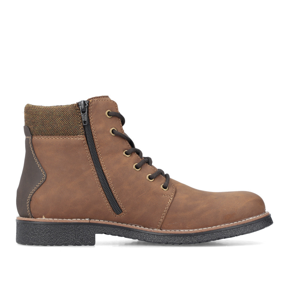 detail Pánská kotníková obuv RIEKER 32030-24 hnědá W4