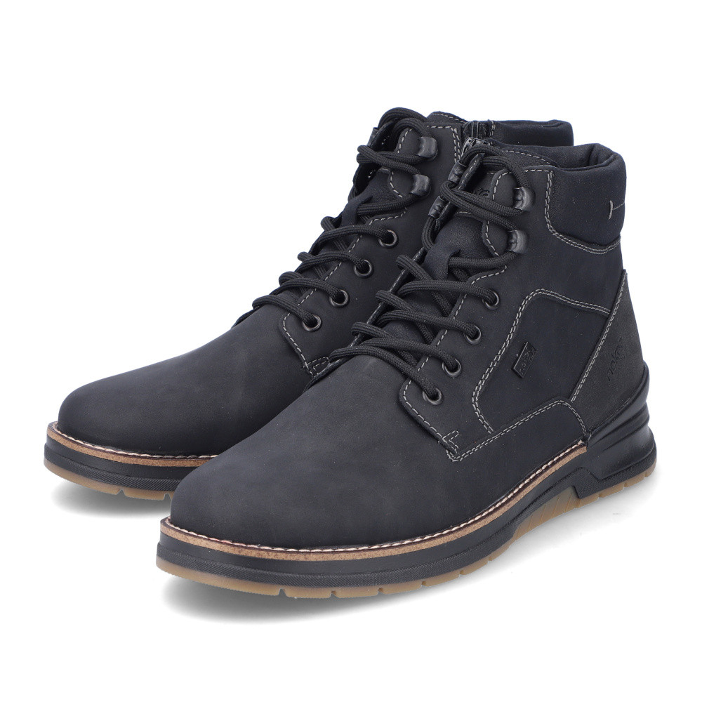 detail Pánská kotníková obuv RIEKER 32330-00 černá W4