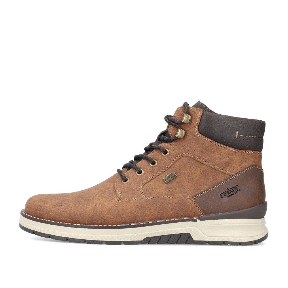 detail Pánská kotníková obuv RIEKER 32330-24 hnědá W4