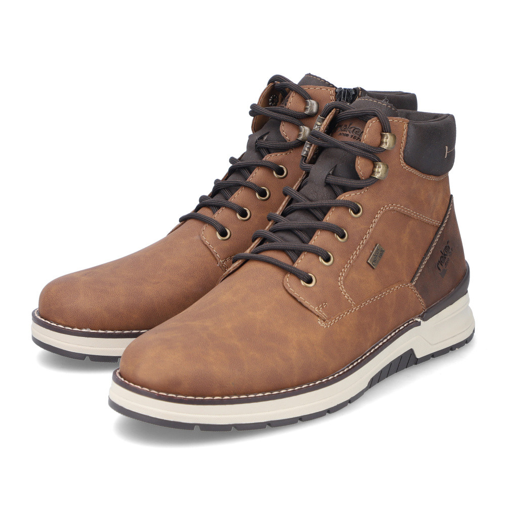 detail Pánská kotníková obuv RIEKER 32330-24 hnědá W4