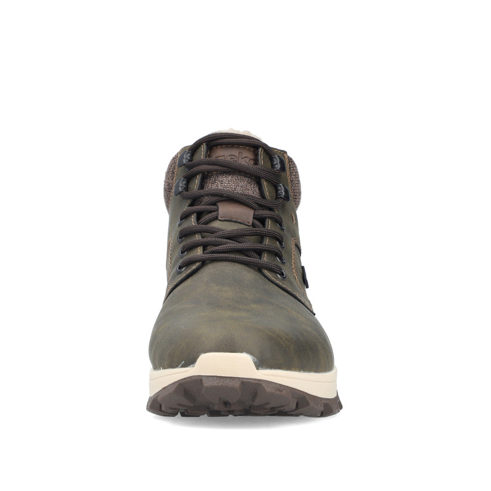 detail Pánska členková obuv RIEKER 35538-54 zelená W4