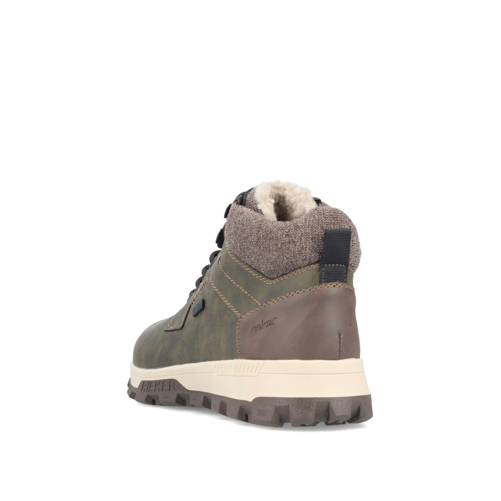 detail Pánska členková obuv RIEKER 35538-54 zelená W4