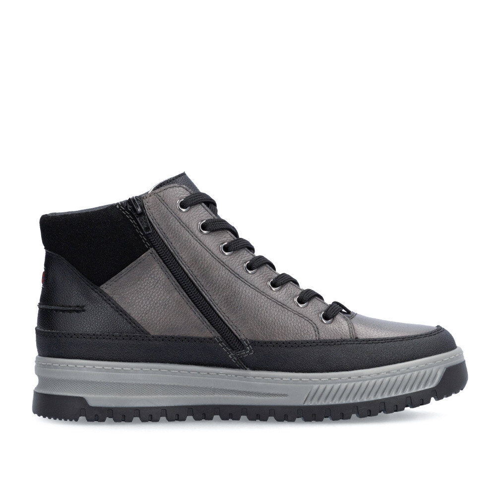 detail Pánská kotníková obuv RIEKER 38503-45 černá W4