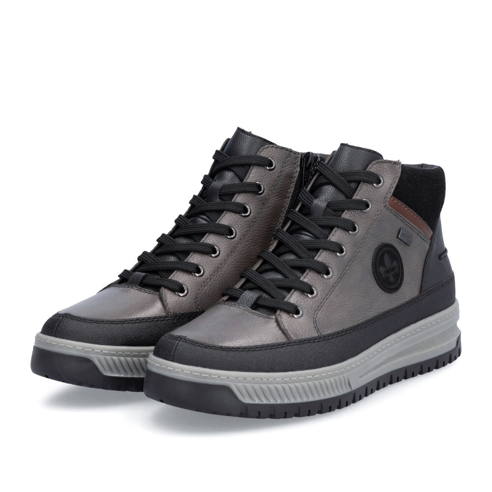 detail Pánská kotníková obuv RIEKER 38503-45 černá W4