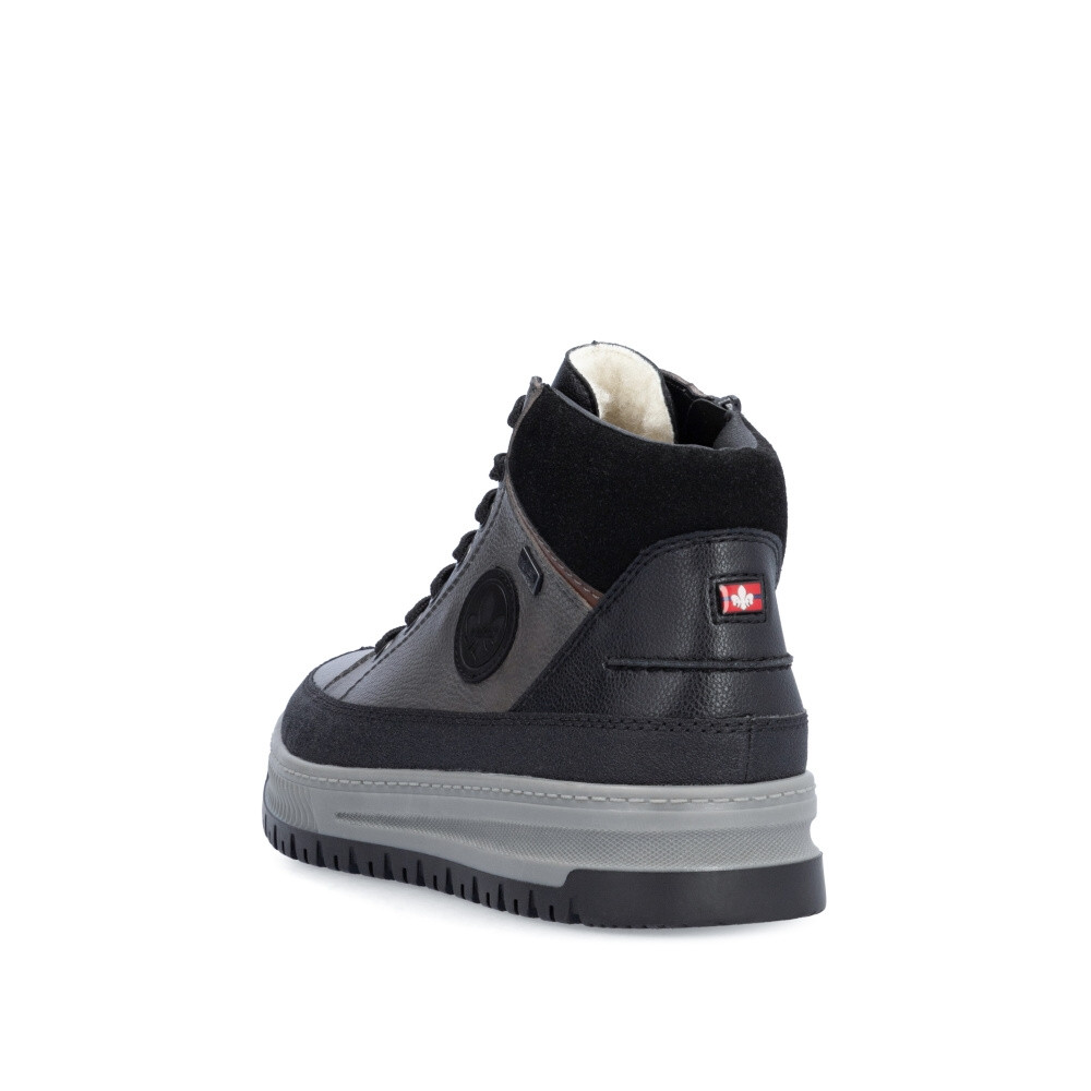 detail Pánská kotníková obuv RIEKER 38503-45 černá W4