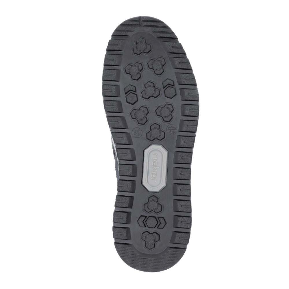 detail Pánská kotníková obuv RIEKER 38503-45 černá W4