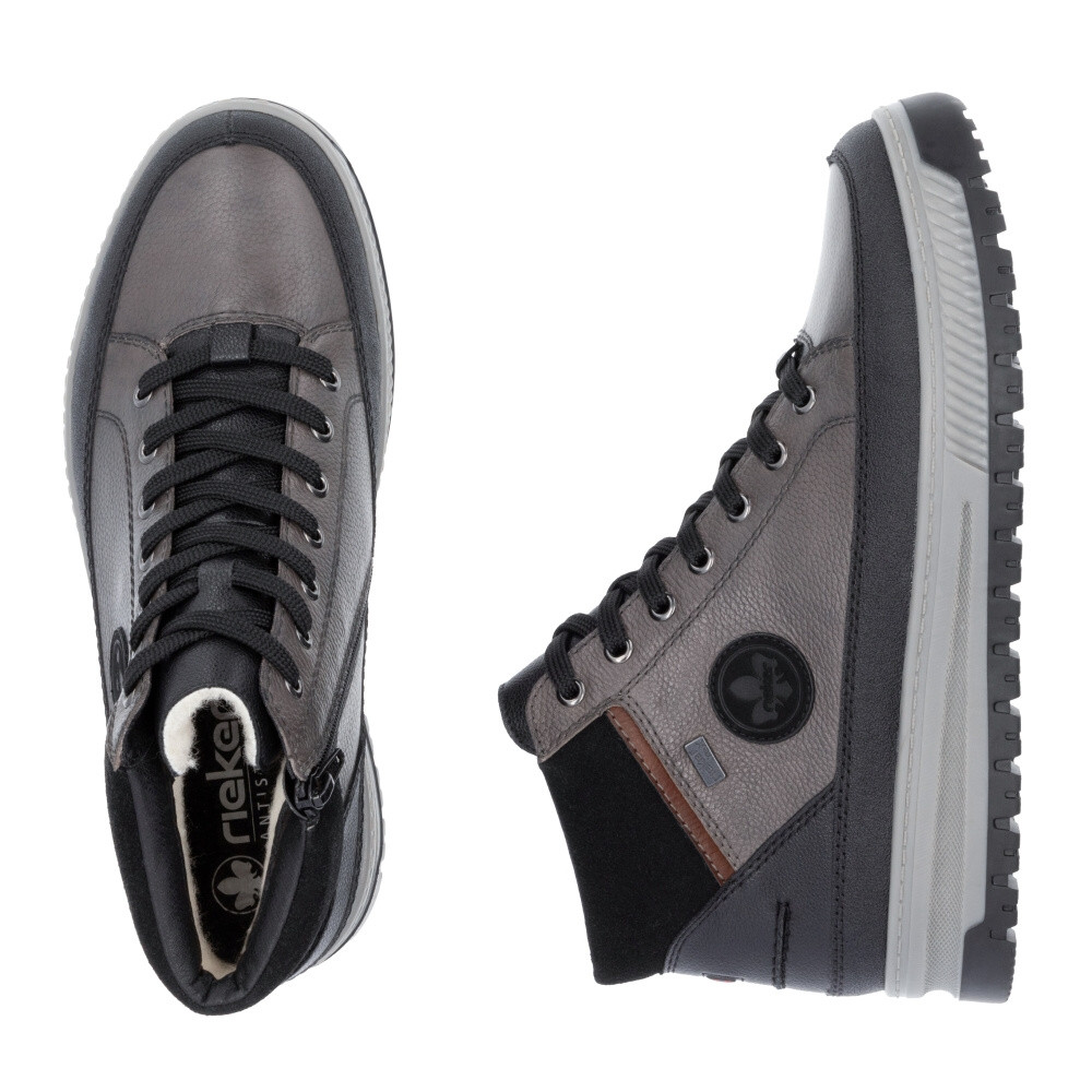 detail Pánská kotníková obuv RIEKER 38503-45 černá W4