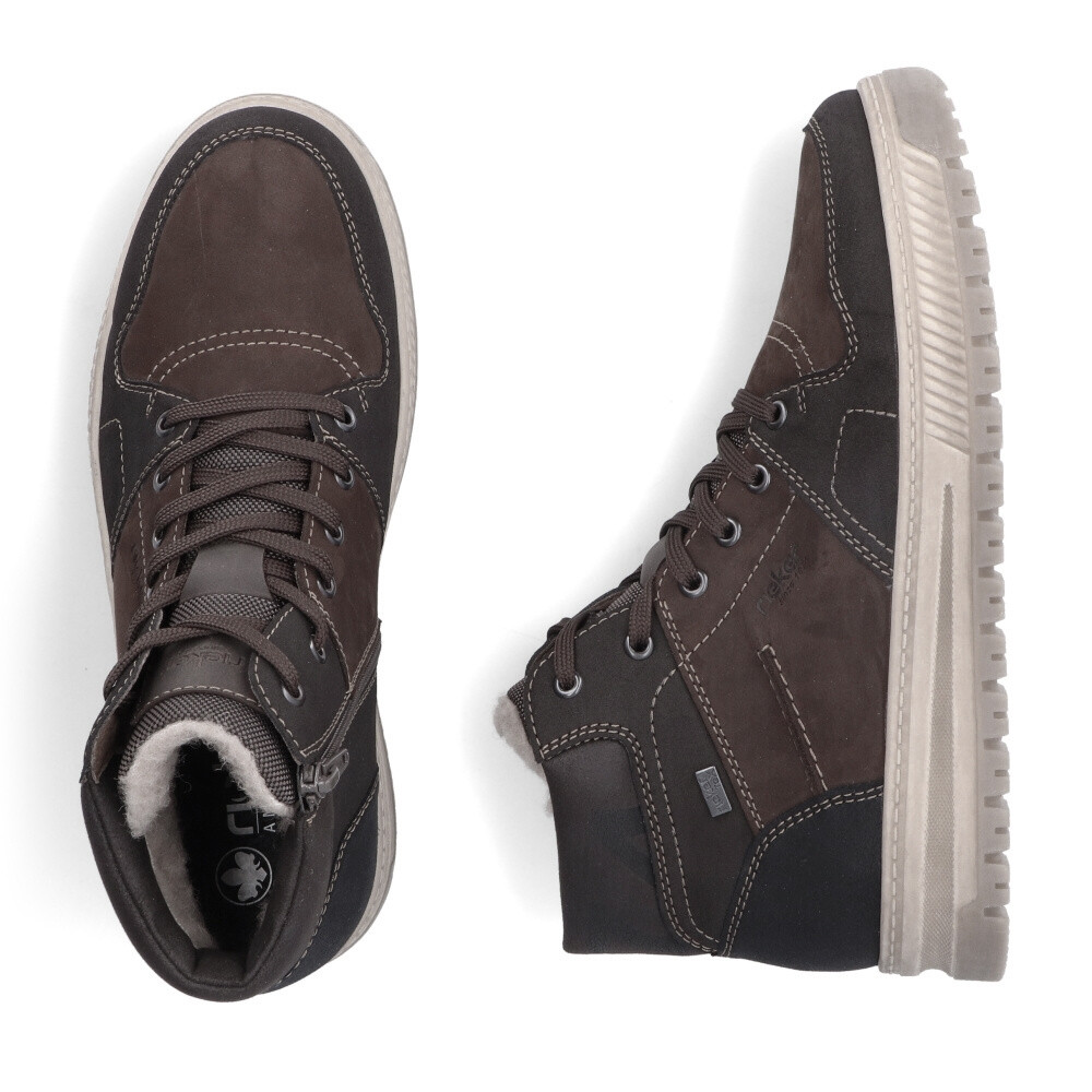 detail Pánská kotníková obuv RIEKER 38540-25 hnědá W4