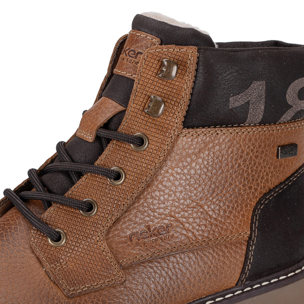 detail Pánska členková obuv RIEKER 38832-22 hnedá W5