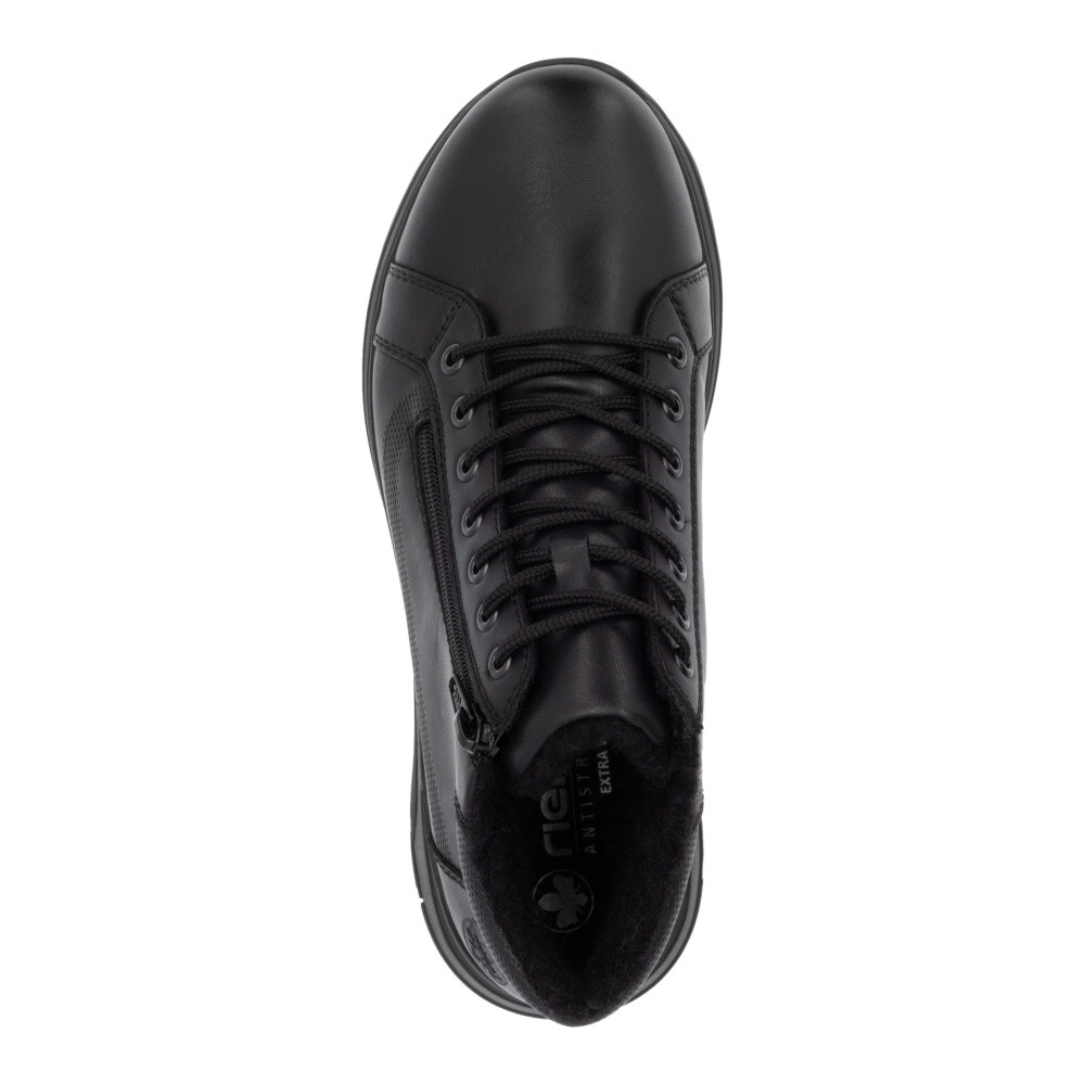 detail Pánská kotníková obuv RIEKER 39604-00 černá W4